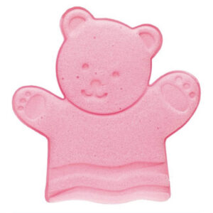 Βρεφικό σφουγγάρι που φοριέται στην παλάμη και διευκολύνει τον γονέα στο μπάνιο του μωρού - ροζ